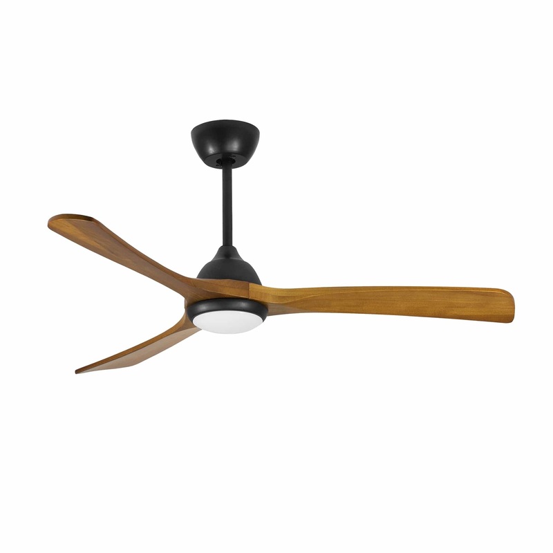 Fan Ip20 Bosc Led 19w Sw 2800-4000-5700k Black Light Wood 870lm SKU: VE-0013-NEG