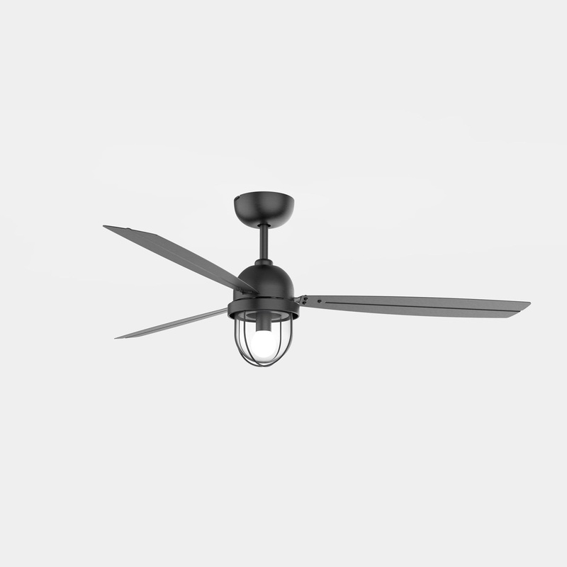 FAN IP20 MARINER E27 BLACK BLACK SKU: 30-8550-05-37