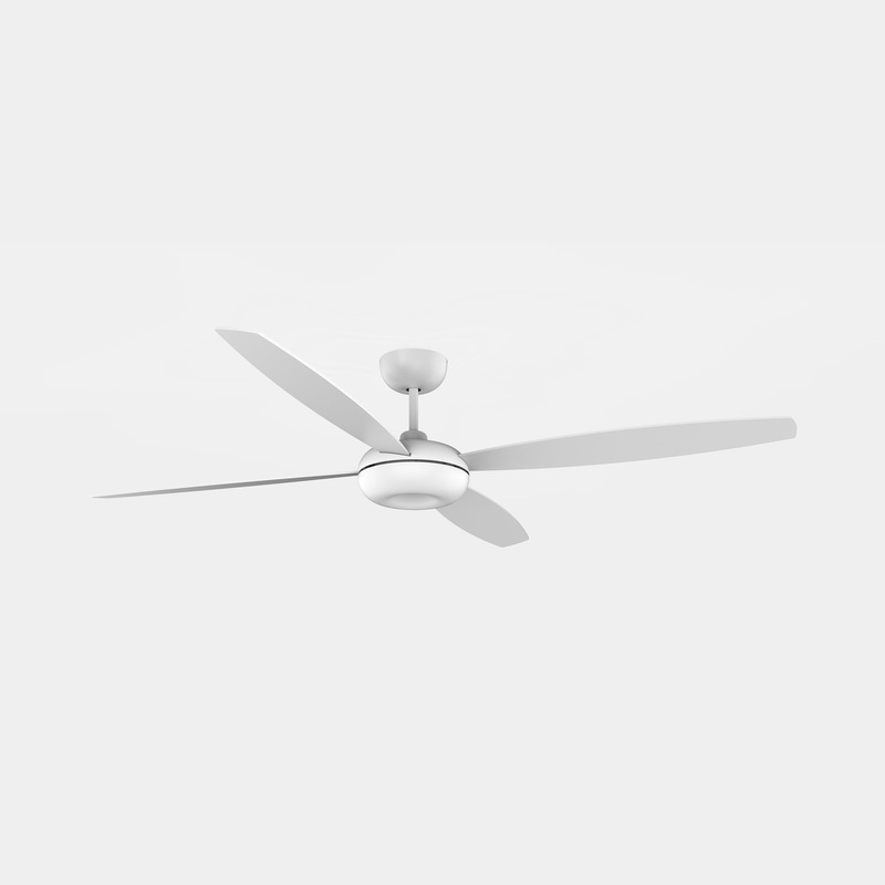 FAN KUDARI WHITE LIGHT WOOD WHITE SKU: 30-8546-14-14