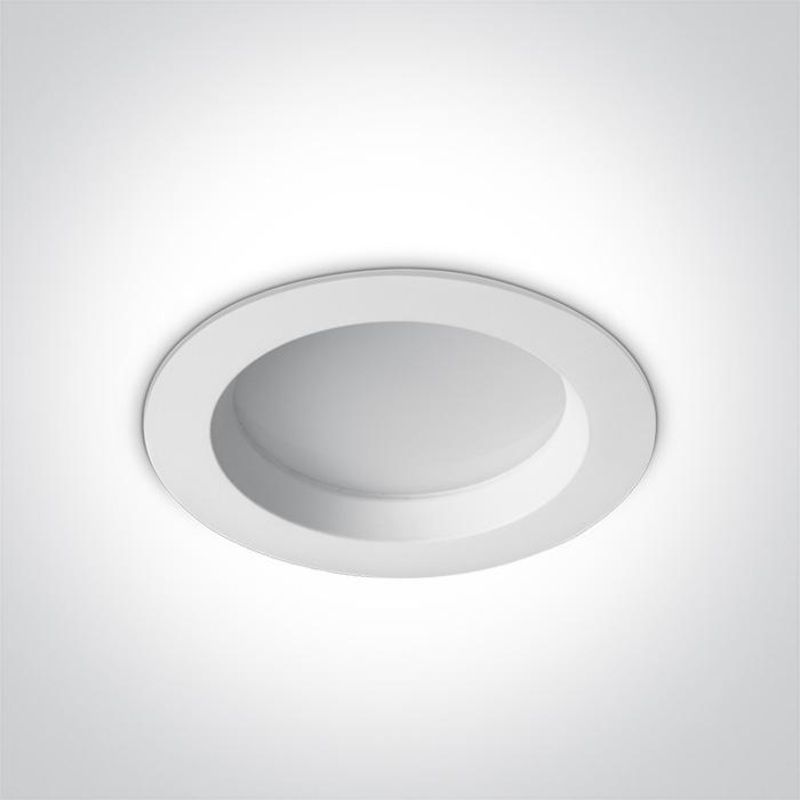 LED Downlight White Circular Cool White LED Outdoor LED built in 1400lm 18W Die Cast One Light SKU:10118B/W/C