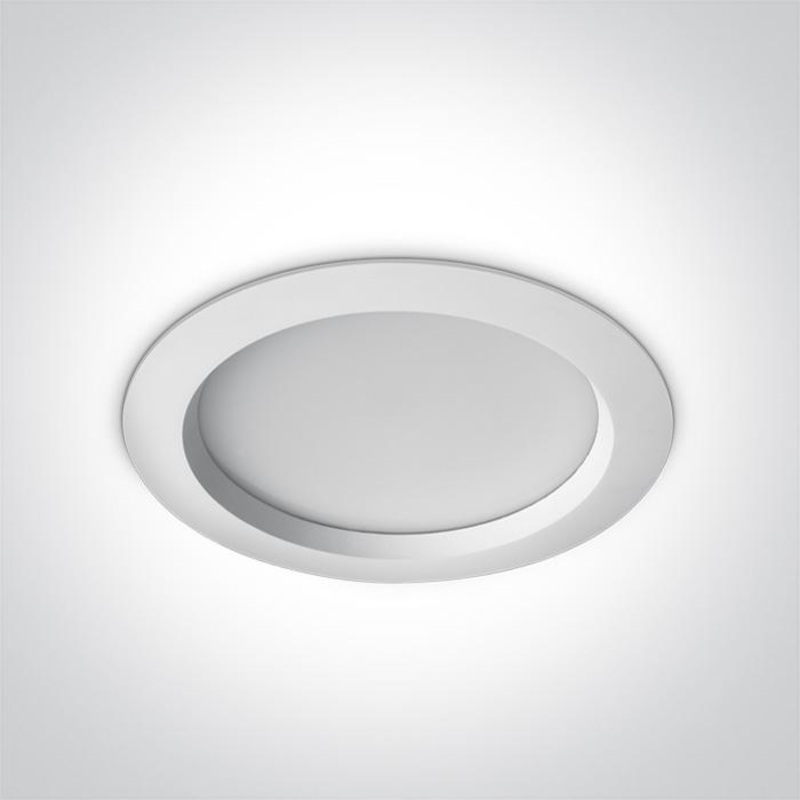 LED Downlight White Circular Cool White LED Outdoor LED built in 2000lm 25W Die Cast One Light SKU:10125B/W/C