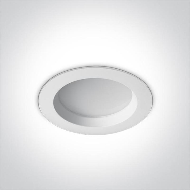 LED Downlight White Circular Warm White LED Outdoor LED built in 925lm 13W Die Cast One Light SKU:10113B/W/W