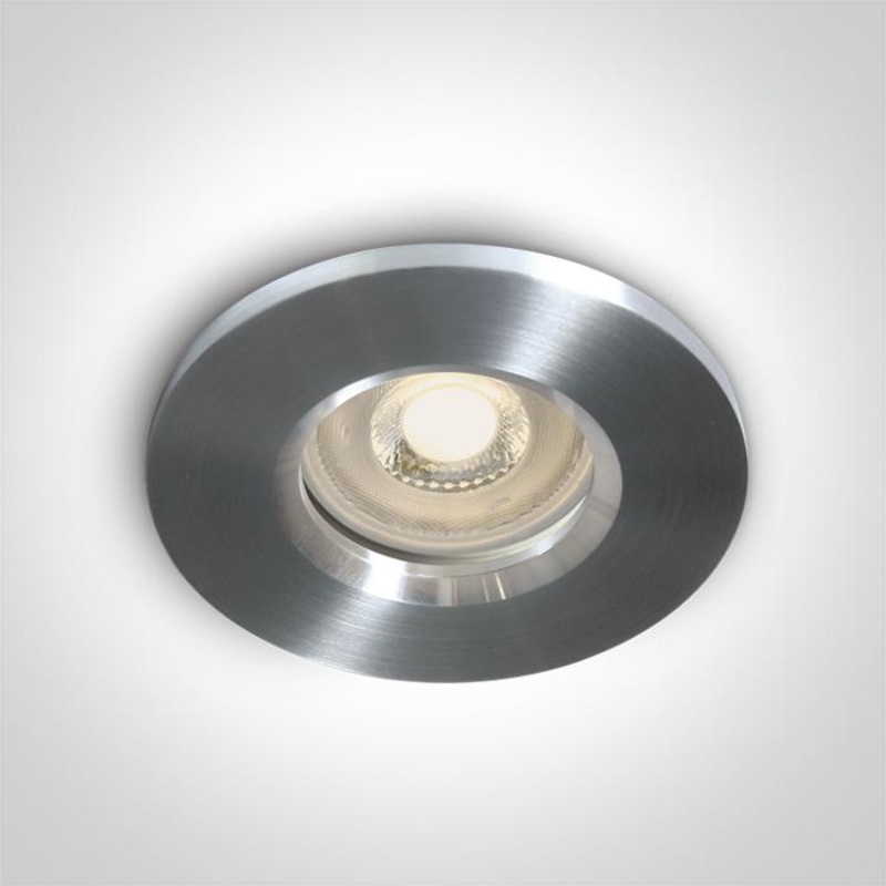 Spotlight Aluminium Circular Outdoor Replaceable lamp 50W Aluminium One Light SKU:10105R1/AL